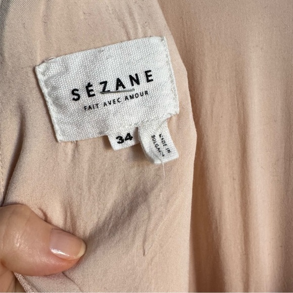 Sezane Charles Jumpsuit In Pink 34 (US 2) - Picture 8 of 13